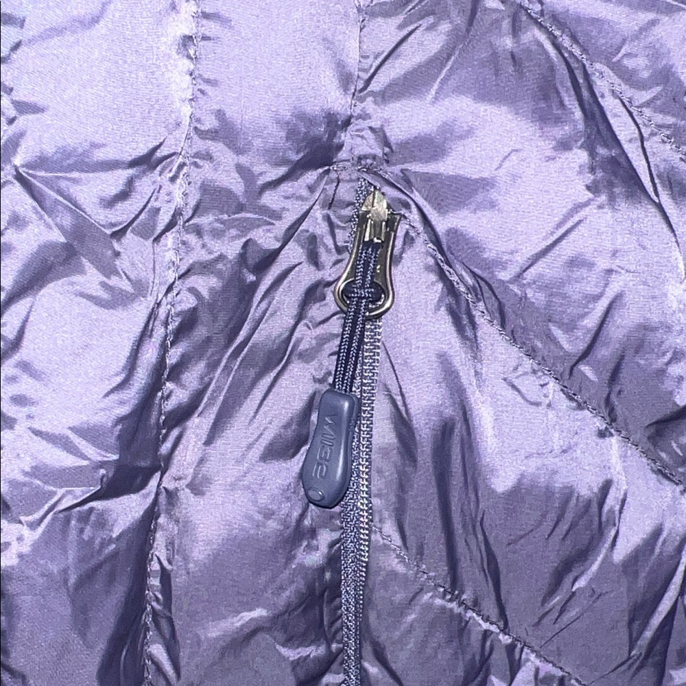 32 Heat dark blue-ish quilted light weight Puffer zip vest. - Picture 4 of 7